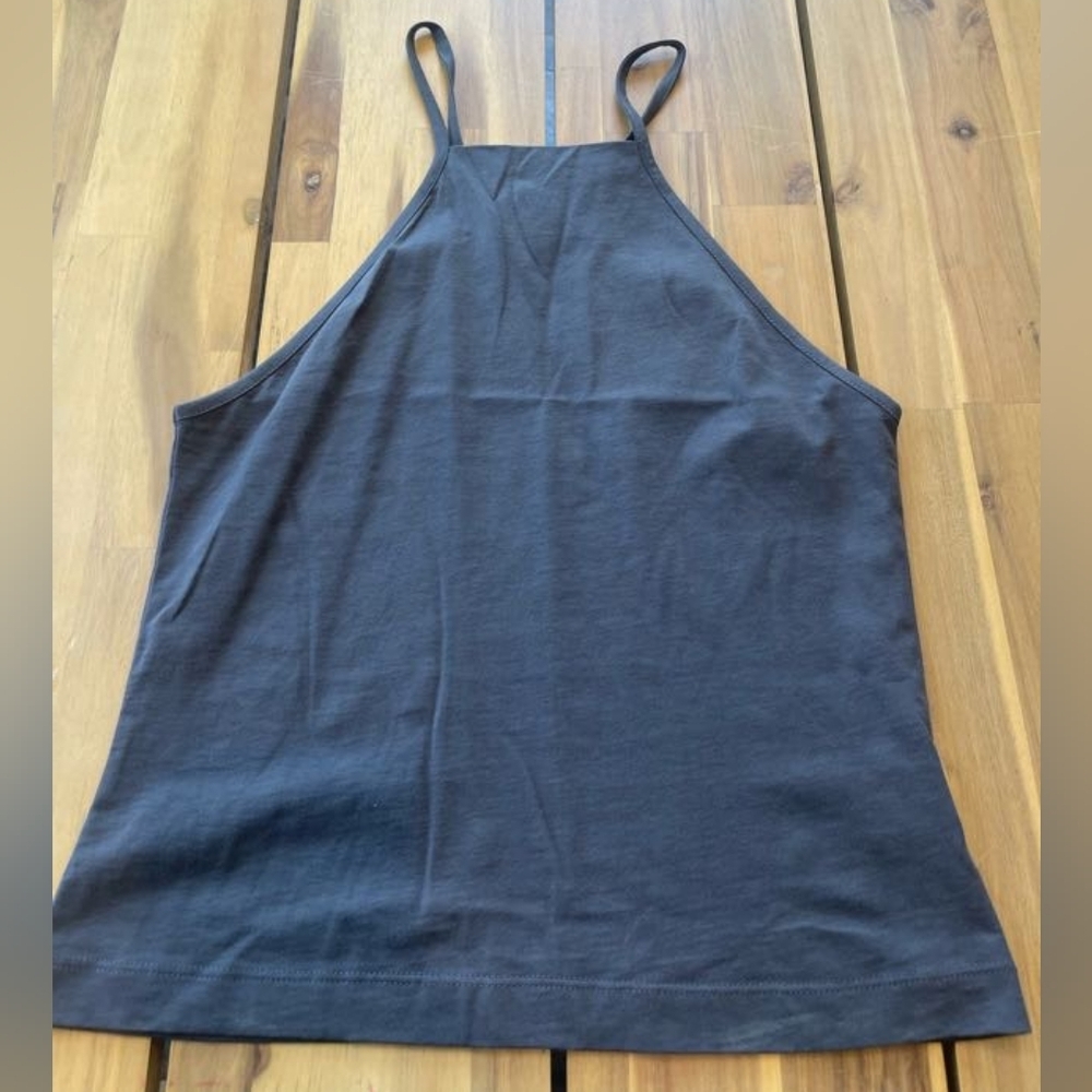 Lovers + Friends Gray Boxy Sleeveless High Neck Tank Top size‎ Extra Small